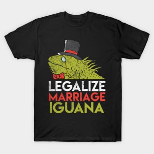 Legalize Marriage Iguana T-Shirt